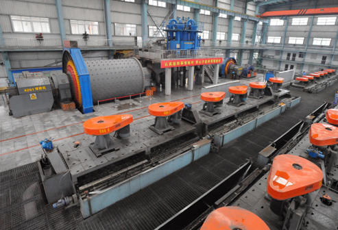 Ore beneficiation line