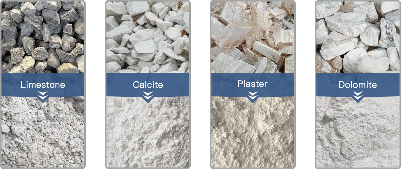 Three-Ring Medium-Speed Micro Powder Mill materials