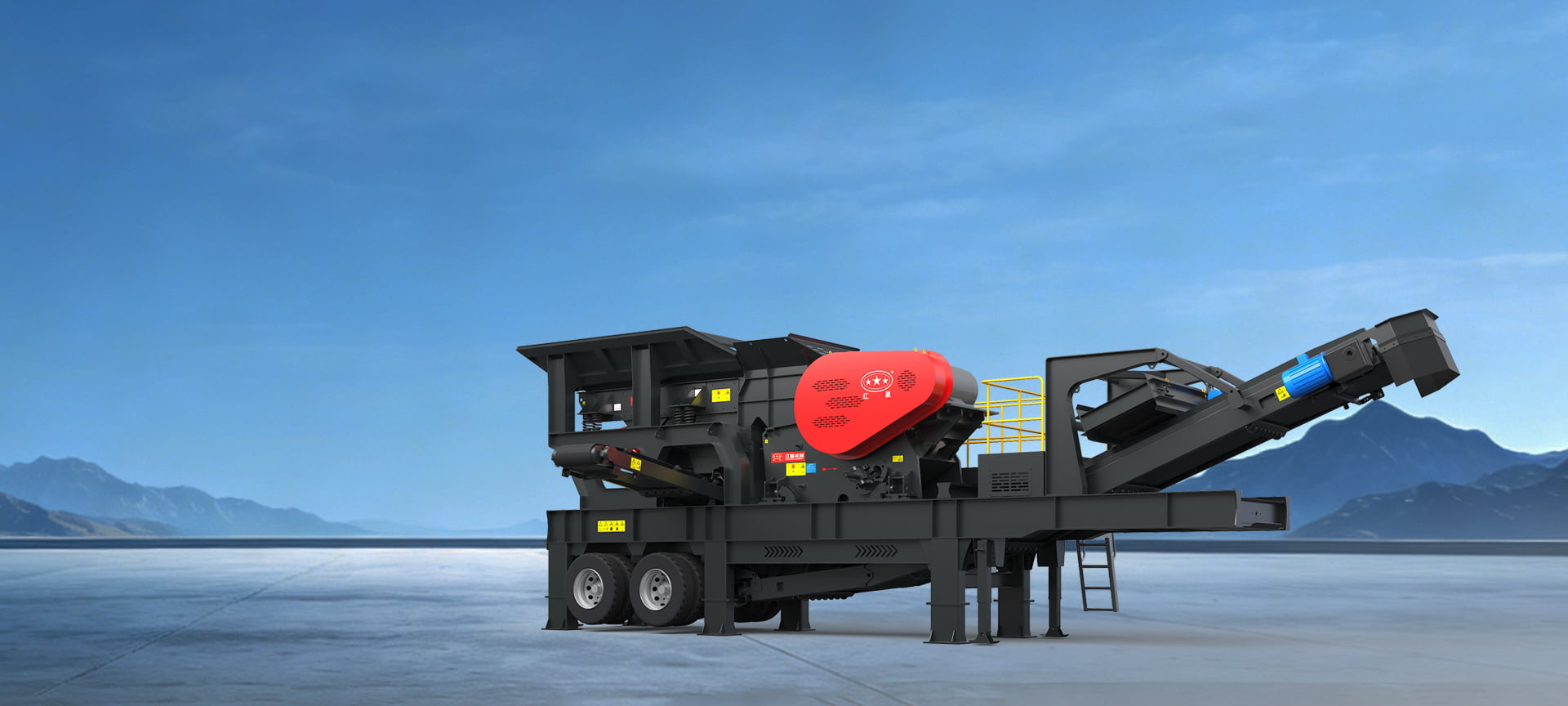 MTN Tire-Mounted Mobile Crushing And Screening Machine