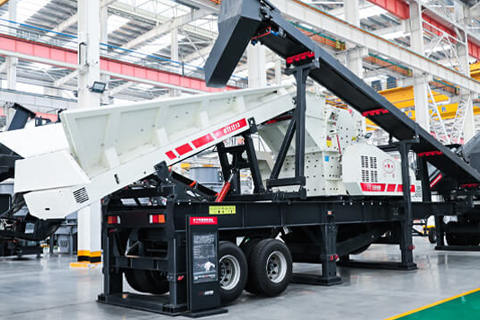 MTF Tire-Mounted Mobile Crushing And Screening Machine Real shot photos 3