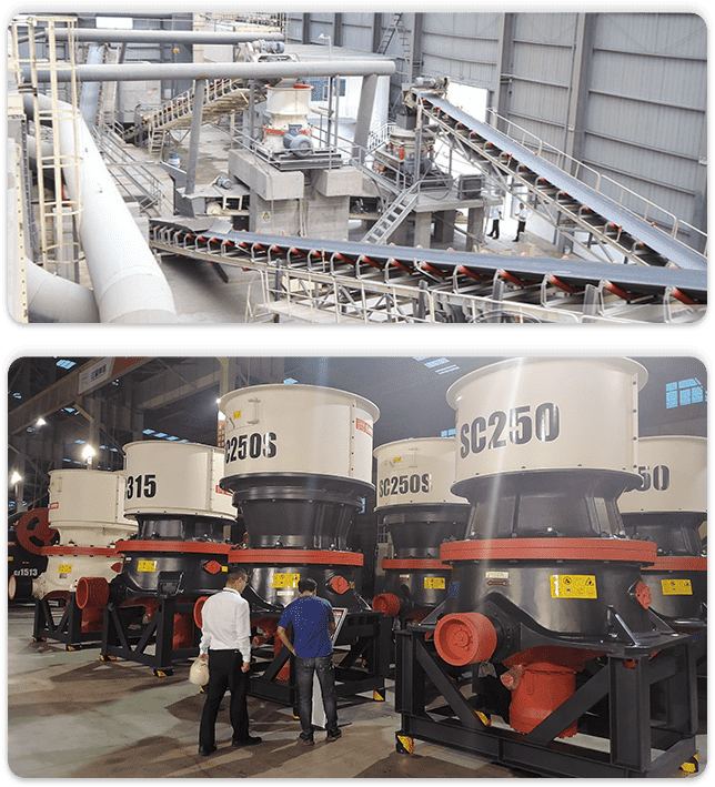 HPM Multi-Cylinder Hydraulic Cone Crusher On-site photos 1