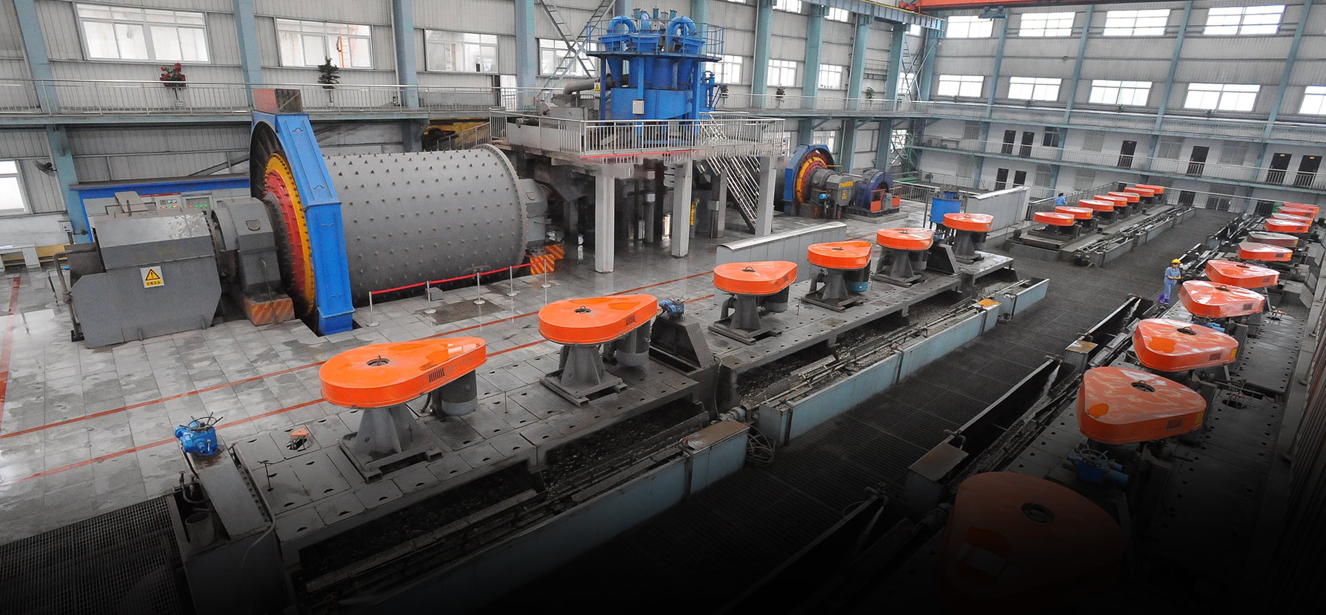 Ore beneficiation line